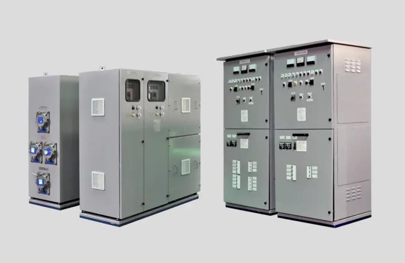 輕型巡防艦的蓄電池充放電盤和岸電開關箱